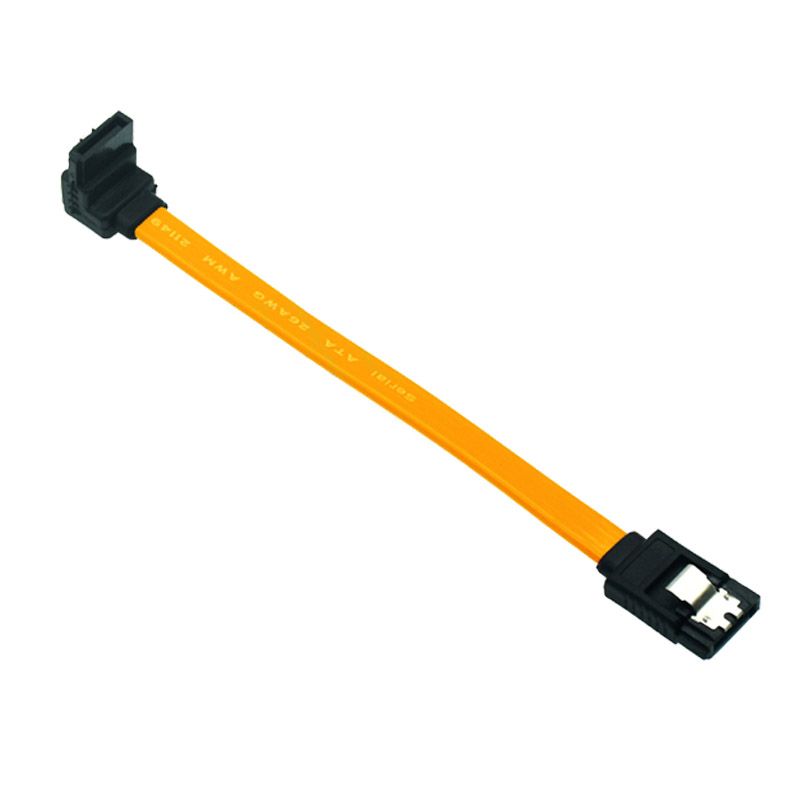5pcs 10CM SATA 3.0 Harddrive 6Gb/s Serial ATA DATA Cable 90 Angled 180 Connector SATA3 SATAIII 6Gbps Hard Drive Disk,SSD Adapter-90 Degree-Black