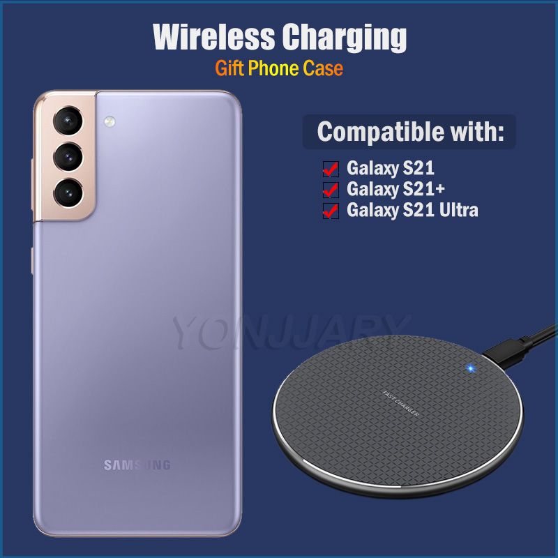 Fast Qi Wireless Charging For Samsung Galaxy S21 Ultra Plus