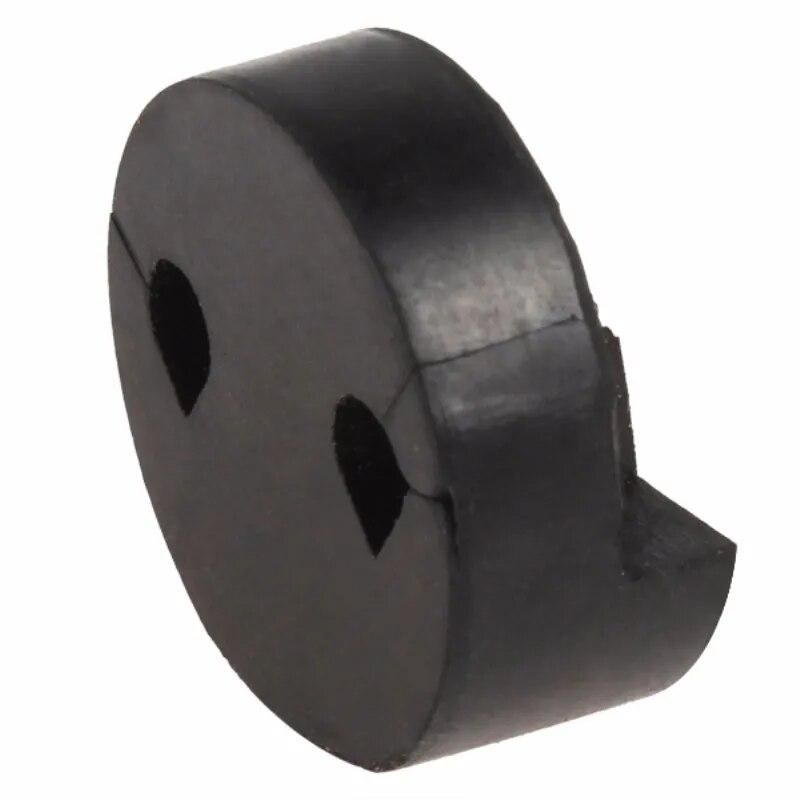 3pcs Professional Violin Parts & Accessories Astonvilla 20 x 20mm Black Acoustic Round Rubber Violin Mute Fiddle Silencer