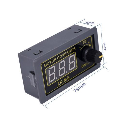DC 5-30V 12V 24V 5A DC Motor Controller PWM Duty Ratio Frequency MAX 15A ZK-MG