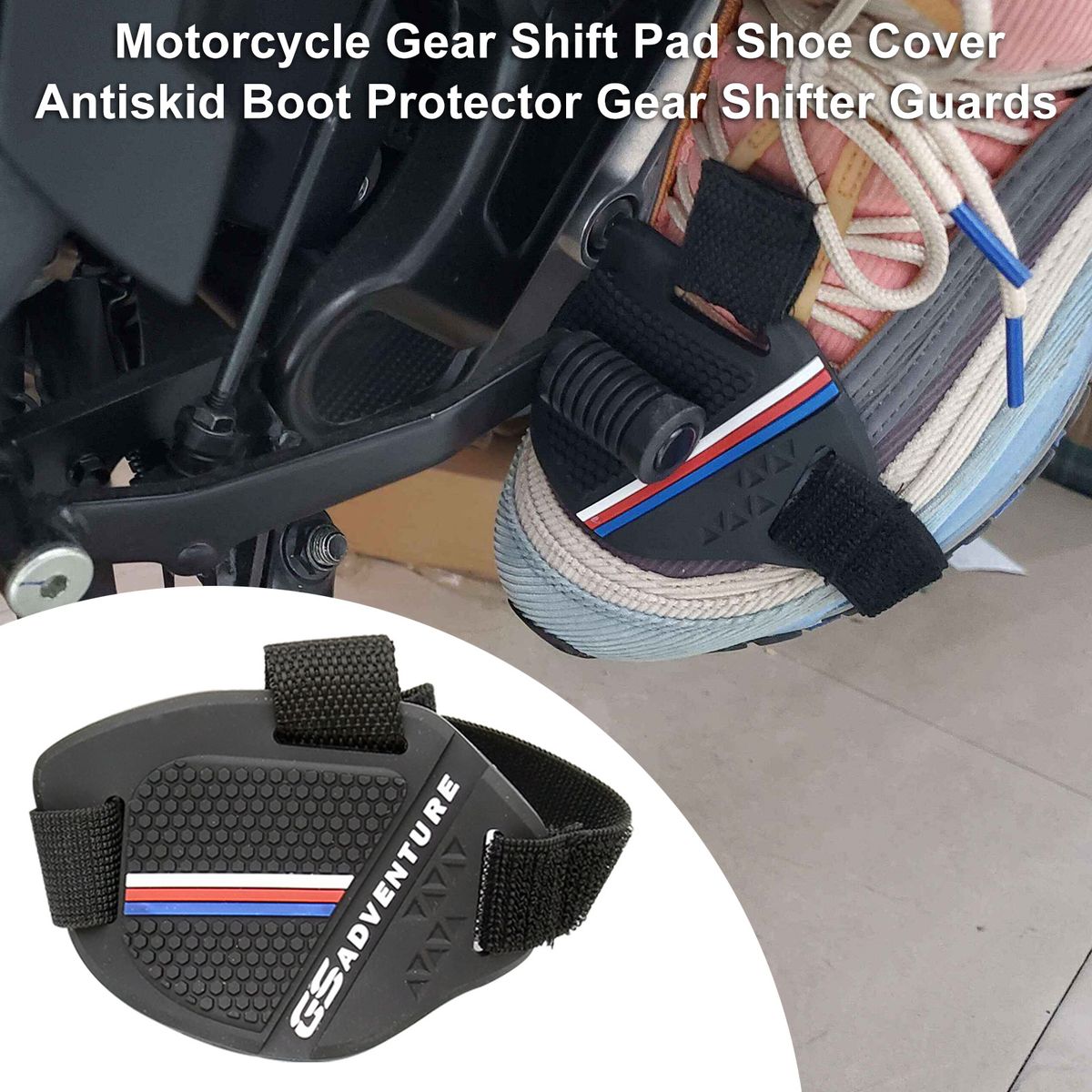 Motorcycle Gear Shift Pad Shoe Cover Antiskid Boot Protector