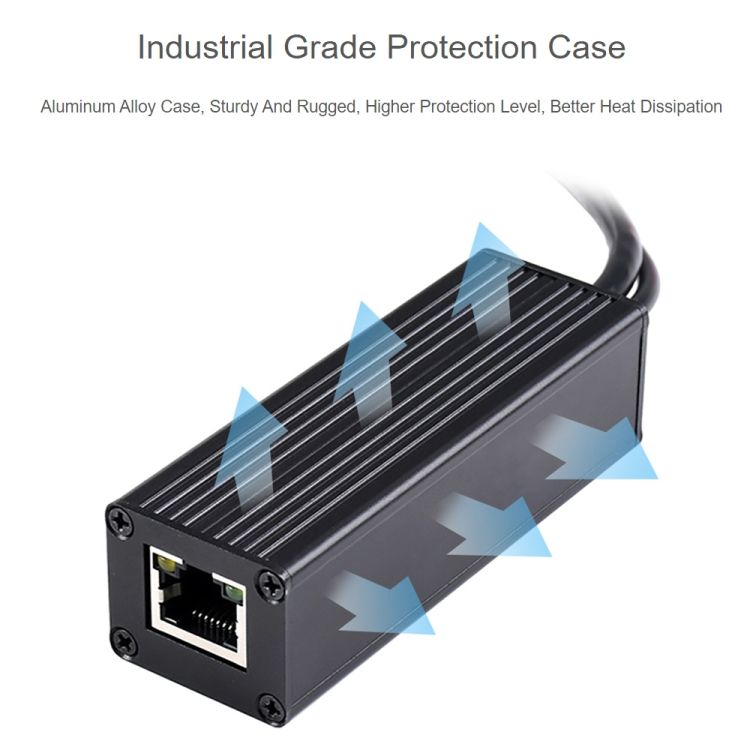 Waveshare Metal Case Gigabit PoE Splitter