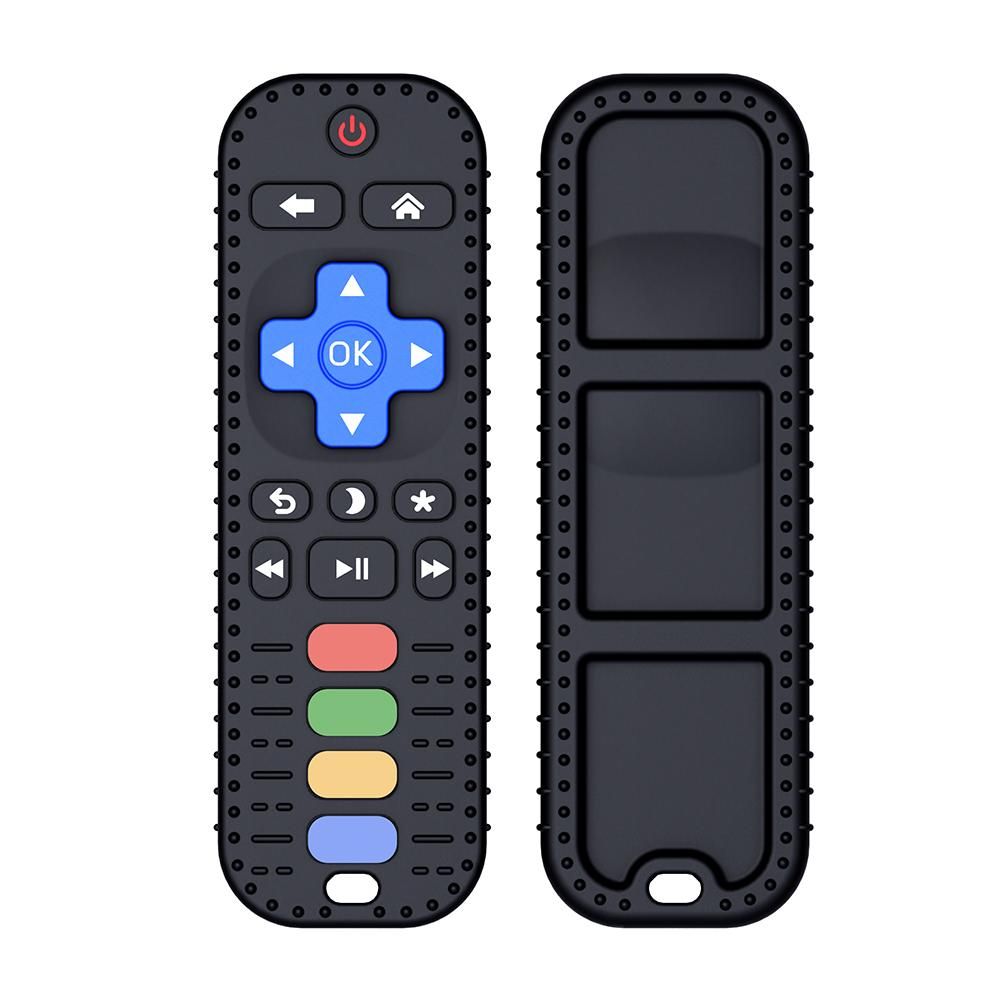 Silicone Baby Teether Remote Control Teether Teething Toys Soft Teething Pacifier for Infants
