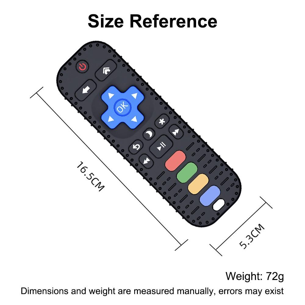 Silicone Baby Teether Remote Control Teether Teething Toys Soft Teething Pacifier for Infants