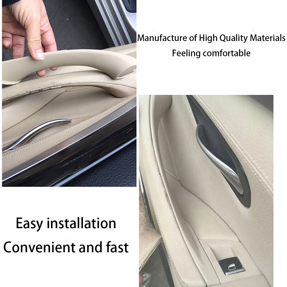 (4 Pcs Beige Yellow)Left Hand Drive LHD For BMW 5 Series
