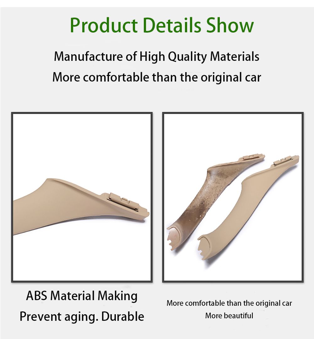 (4 Pcs Beige Yellow)Left Hand Drive LHD For BMW 5 Series