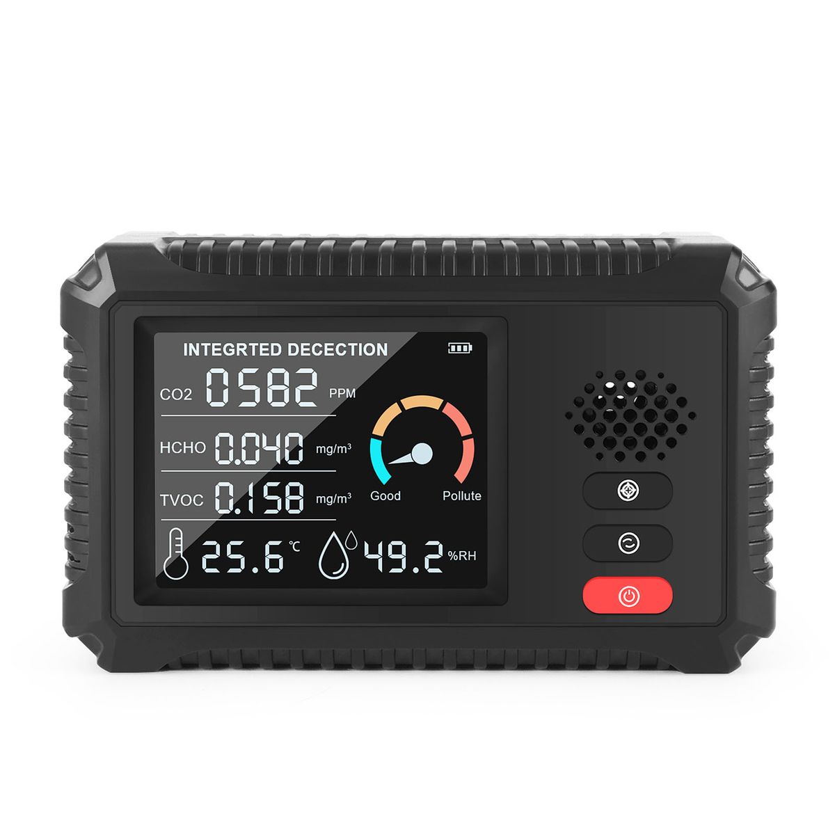 5 In 1 Multifunctional Air Quality Detector LCD Big Screen