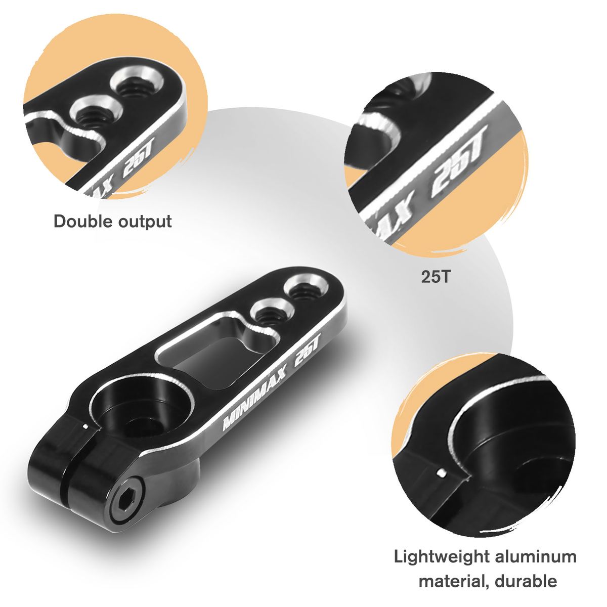 Aluminum Alloy Servo Horn 25T Steering Arms
