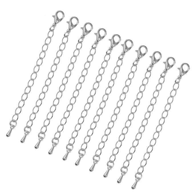 20 X Gold/Silver Plated Necklace Extenders Jewelry Extended Chain 75
