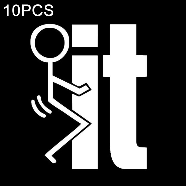 10 PCS Car Decal Window Reflective Sticker, Size: 13x10cm