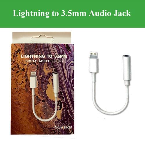 Lightning To 3.5mm Jack Adapter For IPhone IPad IPod