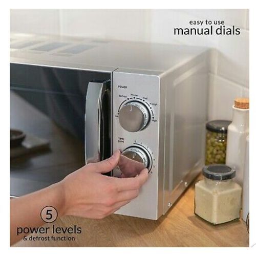 Compact 17L Manual Solo Microwave Oven - 700W