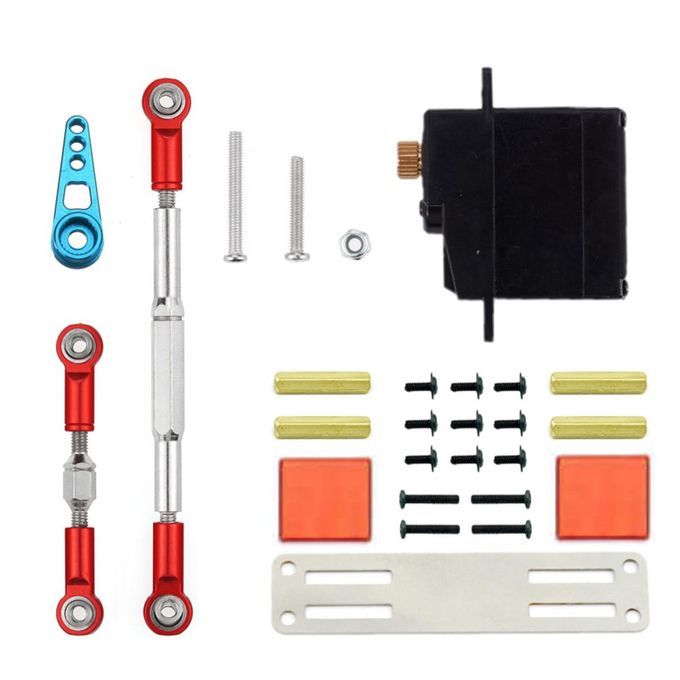 RC Car Parts Steering Gear Accessorie Pickup Trucks For Wpl C14 C24