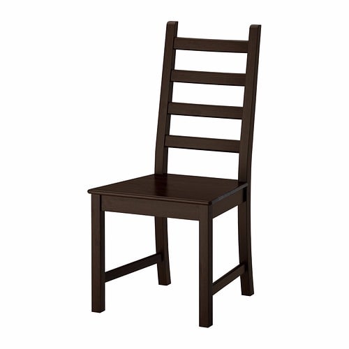 KAUSTBY Chair - Brown/Black