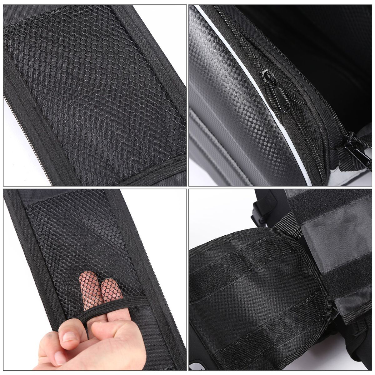 Motorcycle Side Bags Waterproof Saddlebags Helmet Bags
