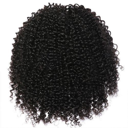 Ese Short Curly Ponytail Hair Bun Extension