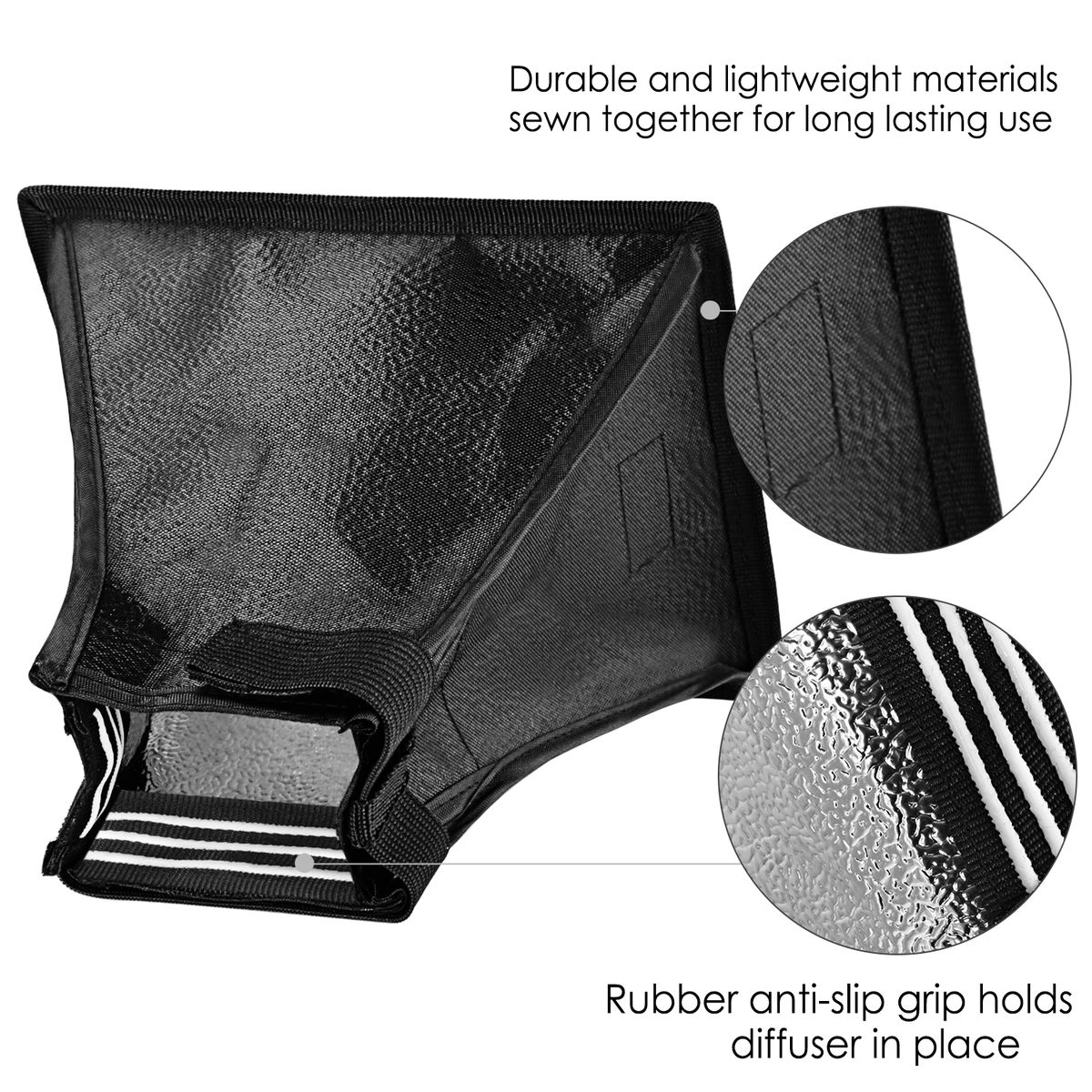 6'' X 5''/15 Cm X 12.5 Cm Translucent Softbox Compatible With Canon, Nikon, Godox, Yongnuo, Neewer TT560 NW550 NW561 NW570 NW580 NW625 NW635 NW-670 750II NW645 NW655 Speedlite Flashes