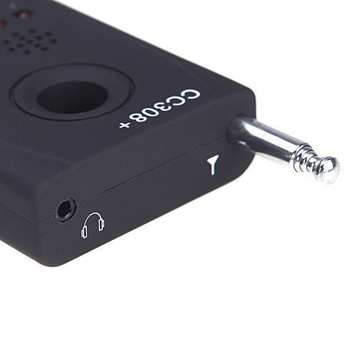 New Anti-Mini CC308 With Multi-Detector Full-Range All-RoundDetector For Hidden Mini Camera / IP Lens / GMS / RF SignalDetector Finder (Black) By HT