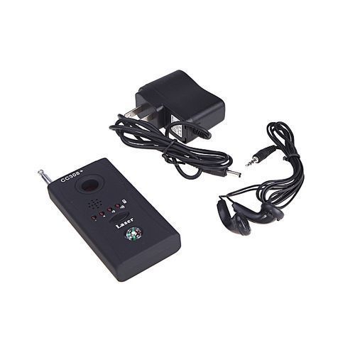 New Anti-Mini CC308 With Multi-Detector Full-Range All-RoundDetector For Hidden Mini Camera / IP Lens / GMS / RF SignalDetector Finder (Black) By HT