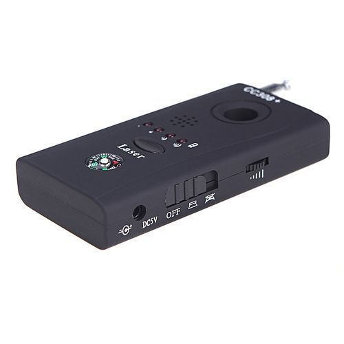 New Anti-Mini CC308 With Multi-Detector Full-Range All-RoundDetector For Hidden Mini Camera / IP Lens / GMS / RF SignalDetector Finder (Black) By HT