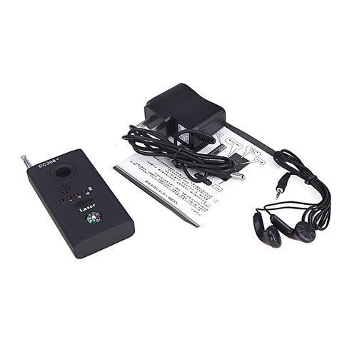 New Anti-Mini CC308 With Multi-Detector Full-Range All-RoundDetector For Hidden Mini Camera / IP Lens / GMS / RF SignalDetector Finder (Black) By HT