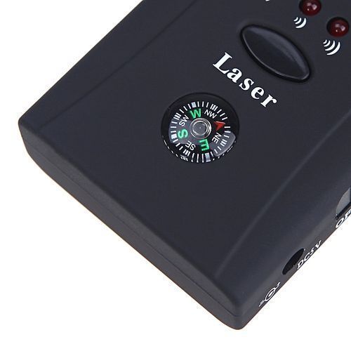 New Anti-Mini CC308 With Multi-Detector Full-Range All-RoundDetector For Hidden Mini Camera / IP Lens / GMS / RF SignalDetector Finder (Black) By HT