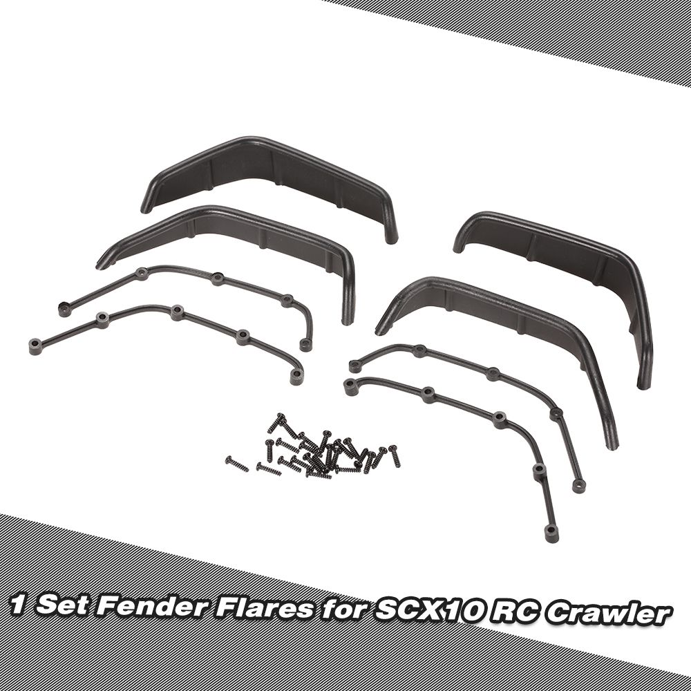 1 Set RC Crawler Fender Flares For 1:10 Axial SCX10 RC4WD