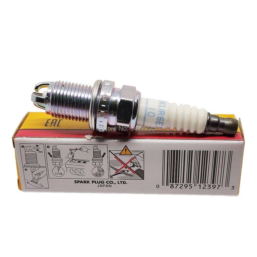 BKUR6ET10 Nickel Spark Plugs 2397 Fit For Audi A4 A6 90 100 Cabriolet For VW Beetle Golf Jetta BKUR6ET-10 101000041AC 4pcs