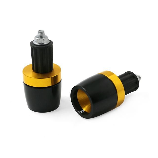 Motorcycle handle grip point handle end plug slider