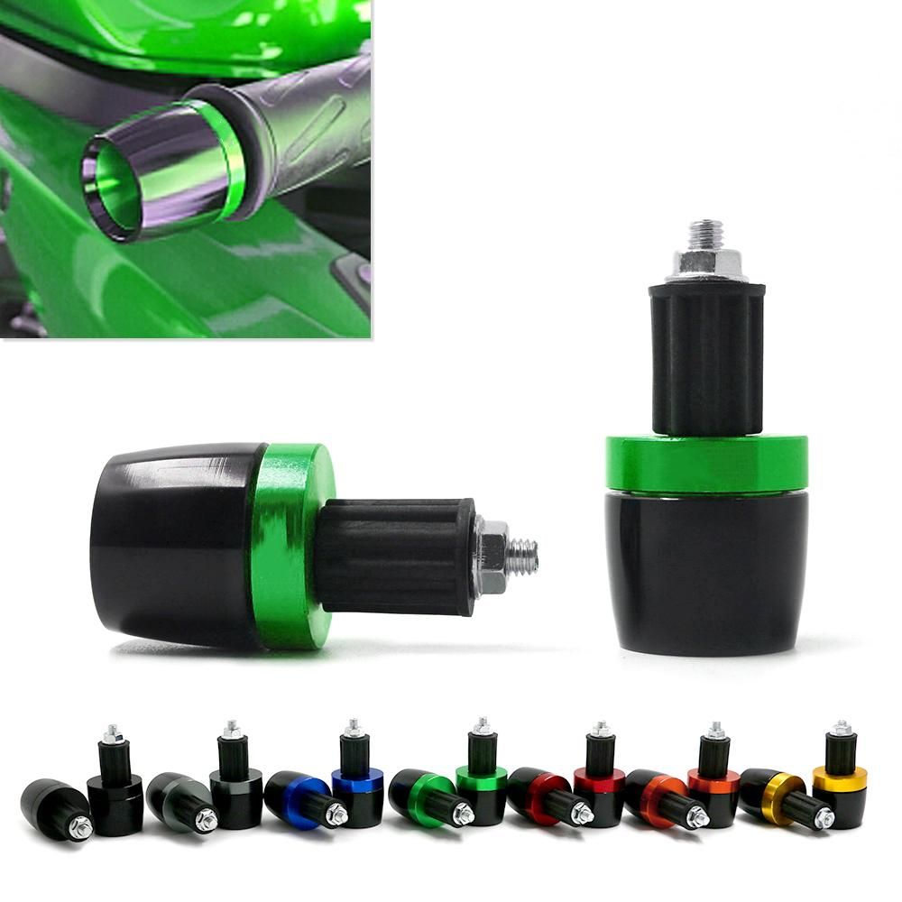 Motorcycle handle grip point handle end plug slider