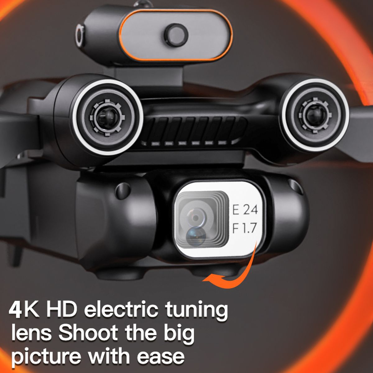 RC  With Camera 4K Camera RC Quad-cop-ter With Function