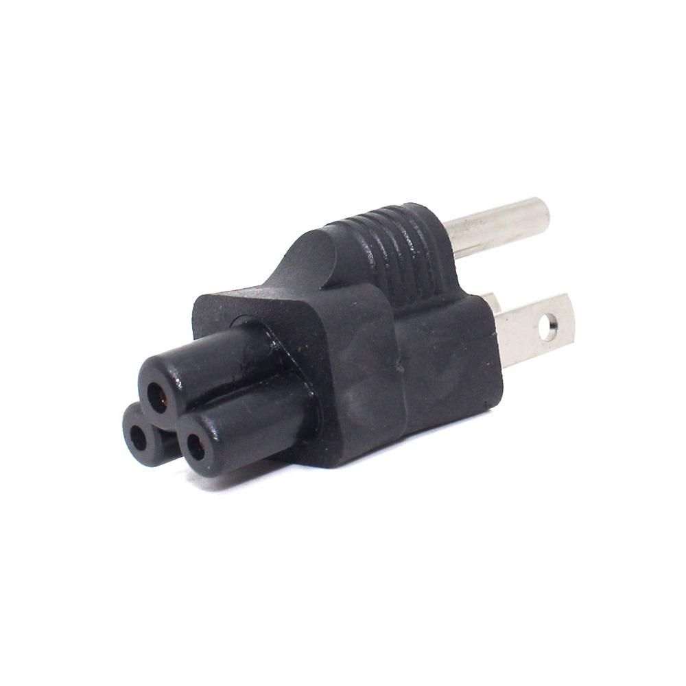 USA NEMA 5-15P To IEC 320 C5 Power Plug Adapter C5 3 Prong Eeceptacle To American 3 Prong Converter