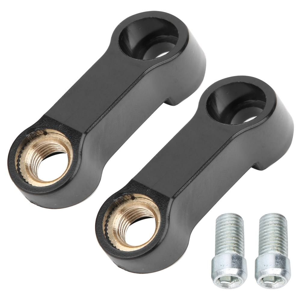 2pcs 0.4in M10 Motorcycle Mirror Riser Spacers Extension