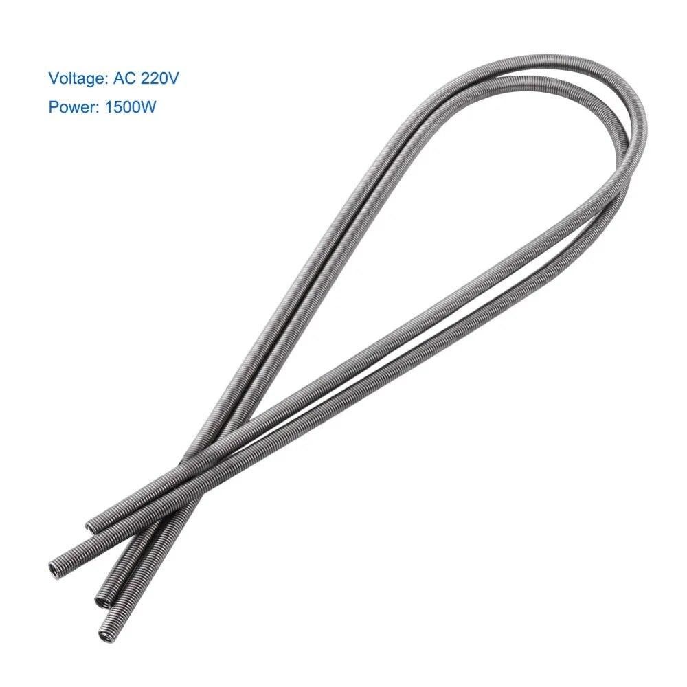 2Pcs/Lot AC 220V 1500W Kiln Furnace Heating Coils Wire High Resistance Heater Coil Kit Dryer Restring Coil Hot Sale