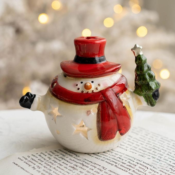 Christmas Decorations Mushroom Supplies With LED Snowman With Light