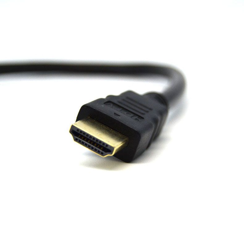 HDMI Male To 2 HDMI Female 1 In 2 Out Splitter Black Cable A