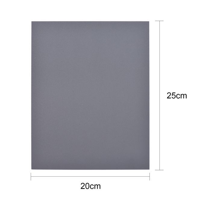 25*20CM Large Size White Balance Card White Card + Grey