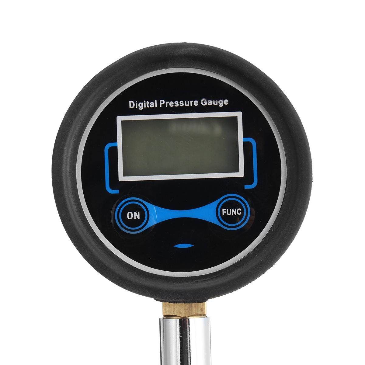 Digital LCD Tyre Tire Air Pump Tester 0-200PSI Car Van 4 Units