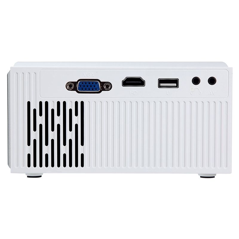 Cheerlux C8 1800 Lumens 1280x800 720P 1080P HD WiFi Smart Projector, Support HDMI / USB / VGA / AV(White)
