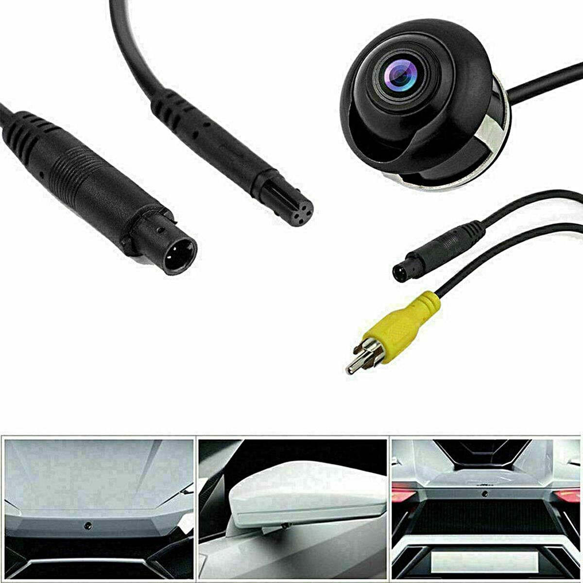 Rearview Camera High Resolution Rear View Camera Black
