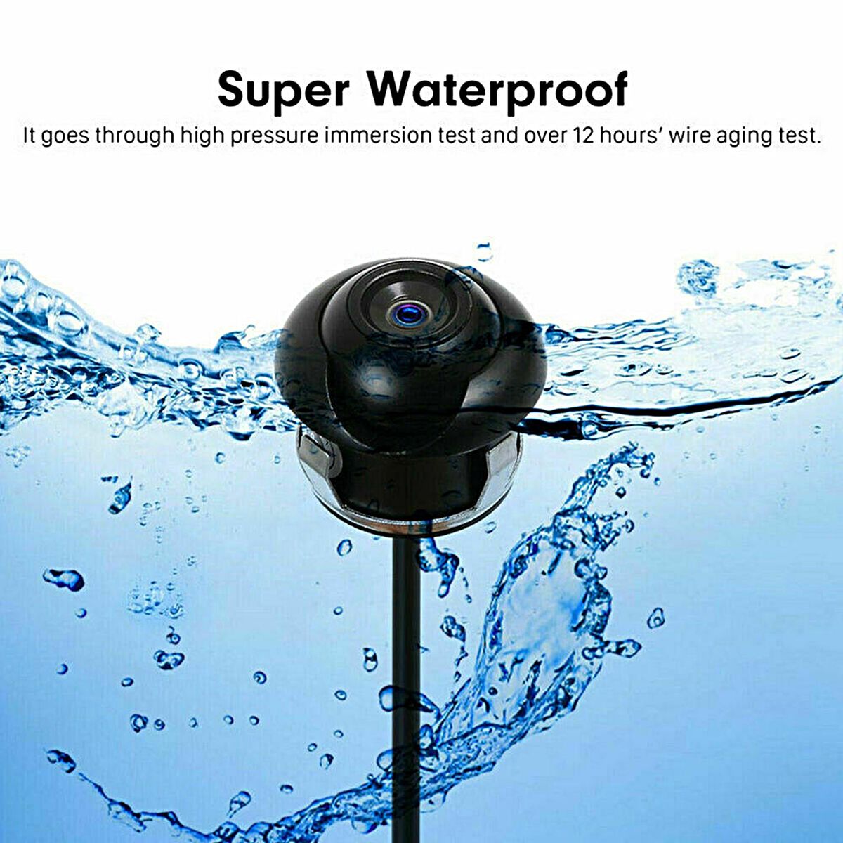 Rearview Camera High Resolution Rear View Camera Black