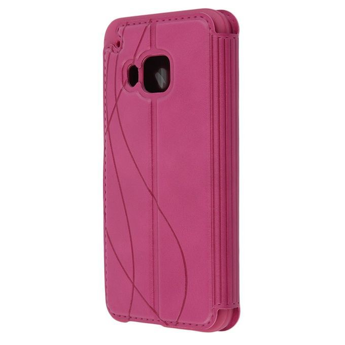 NEW Flip Window View PU Leather Stremline Flip Case Cover Skin For HTC M9