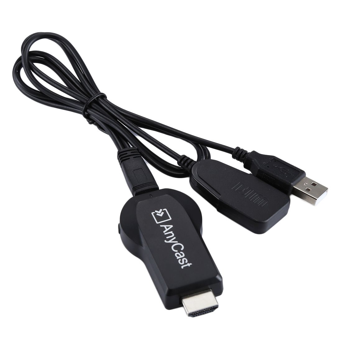 M2 Plus Wireless WiFi Display Dongle Receiver Airplay Miracast DLNA 1080P HDMI TV Stick For IPhone, Samsung, And Other Android Smartphones(Black)