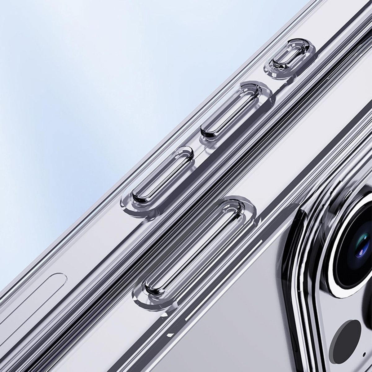 Anti-yellowing Phone Case 360° Protection Case for Iphone 15promax Clear