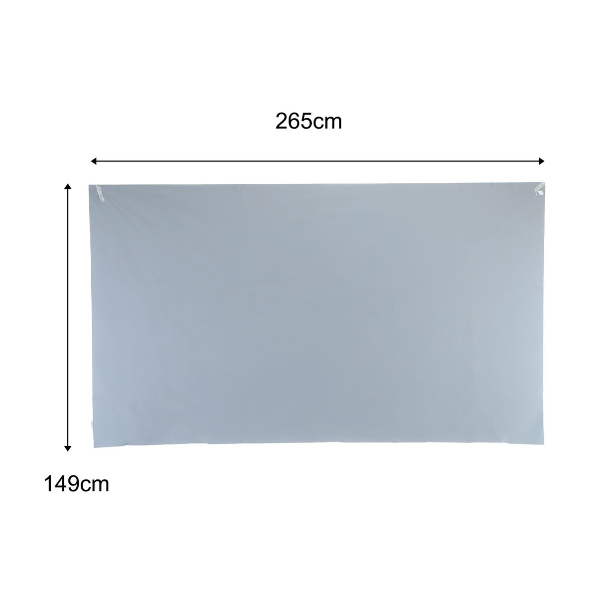 H120Q Projector Screen Foldable Simple Design-Silver Gray