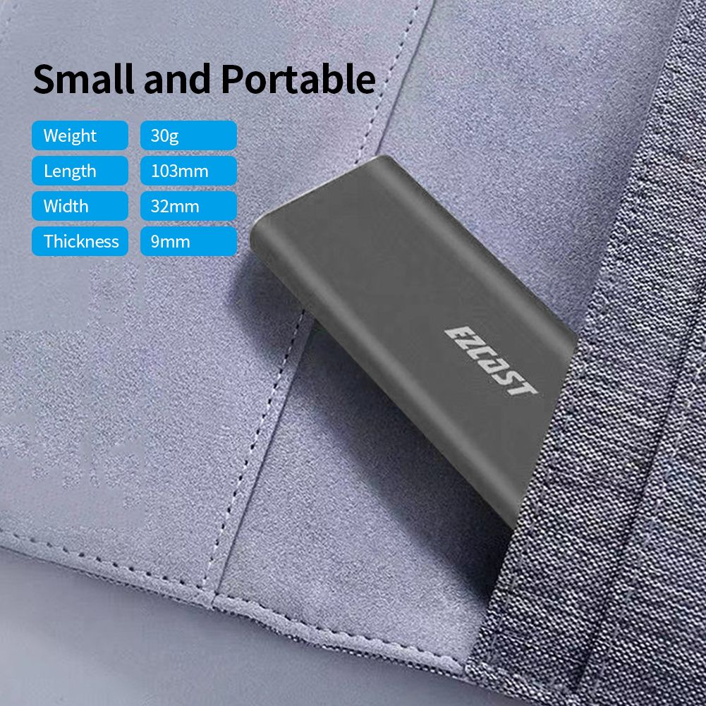 EZCast S8000 GEN2 Hard Drive Enclosure M.2 NVME Portable SSD Enclosure PCI-e To USB 3.1 Applicable To 2230/2242/2260/2280mm