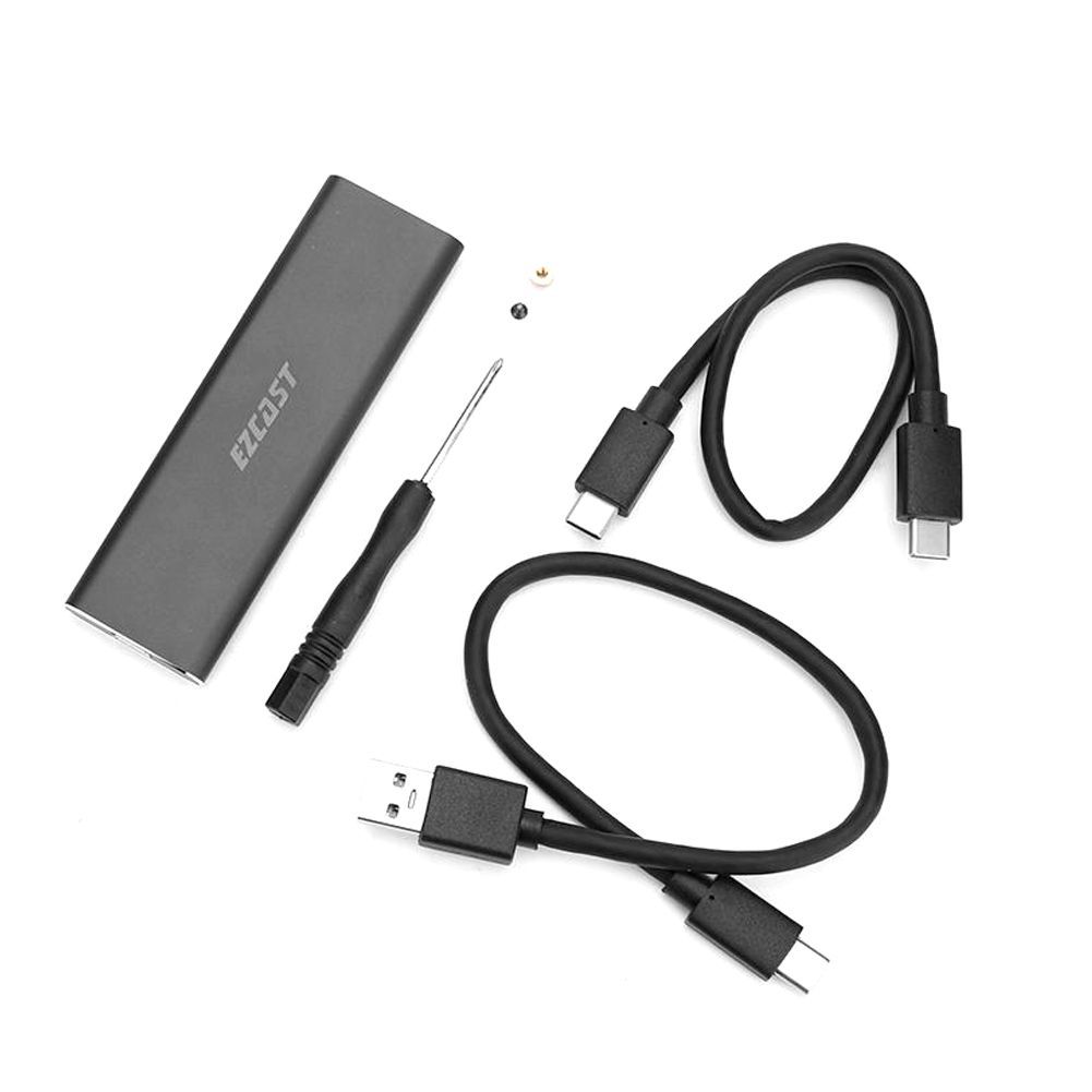EZCast S8000 GEN2 Hard Drive Enclosure M.2 NVME Portable SSD Enclosure PCI-e To USB 3.1 Applicable To 2230/2242/2260/2280mm