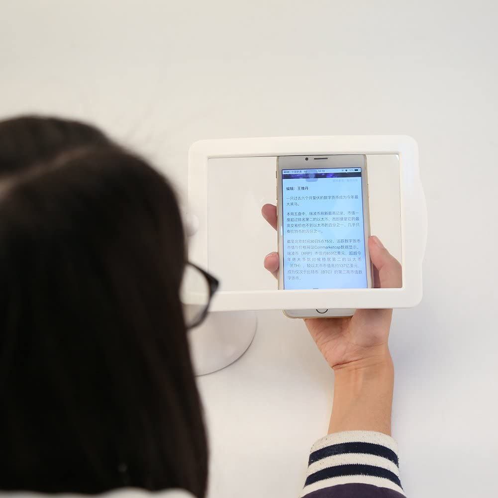 LED Screen Magnifier Reading Viewer Magnifying GlBrighter Reading Tools Magnifier For Reading Book Loupe Glass
