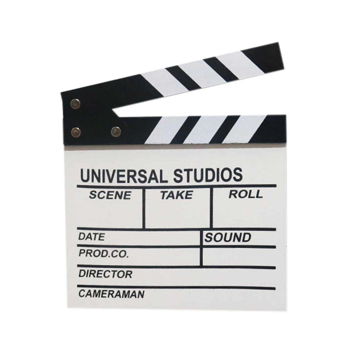 Director Clapper Board Movie Clapper Board Director Film Clapboard White