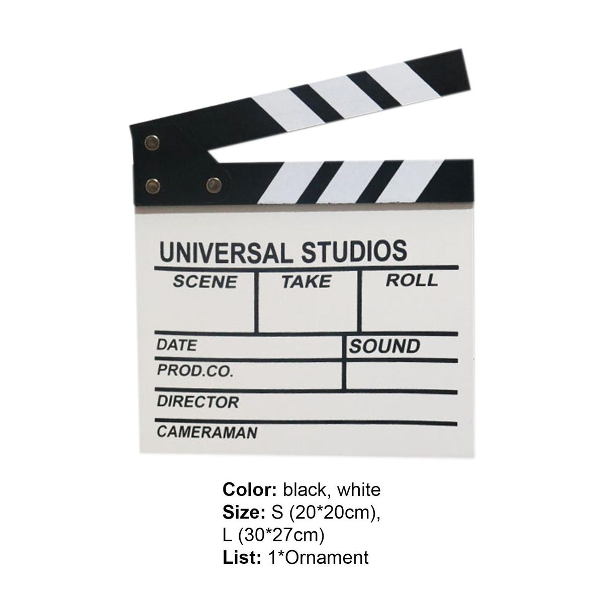 Director Clapper Board Movie Clapper Board Director Film Clapboard White